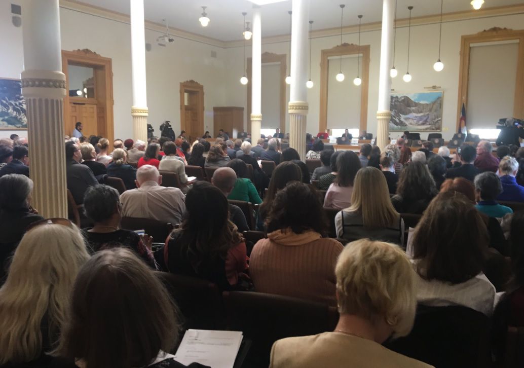 Hundreds crowd Capitol for hearing on sex ed changes
